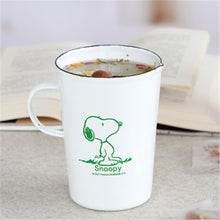 Load image into Gallery viewer, Large-capacity Japanese-style coffee mug roasted enamel cup with pull-out  foam high-value with scale 1000ml large capacity mk38
